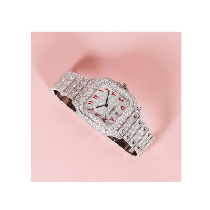 High on Demand Moissanite CVD Solitaire Diamond Watches Timepieces That Reflect Your Personality for Sale
