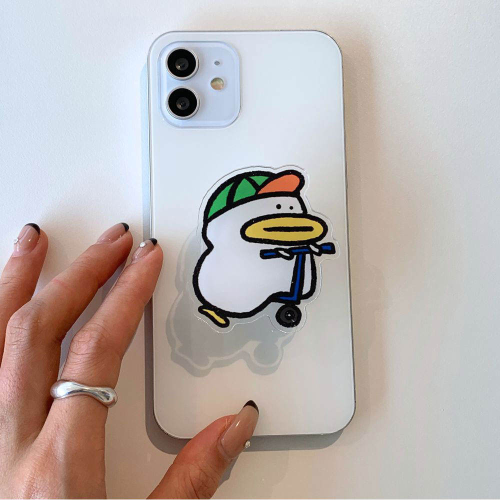 [Mongdaeng] Low Price Mobile Phone Accessories Phone Acrylic holder kickboard Grip Tok Cute Design Holding Supplies