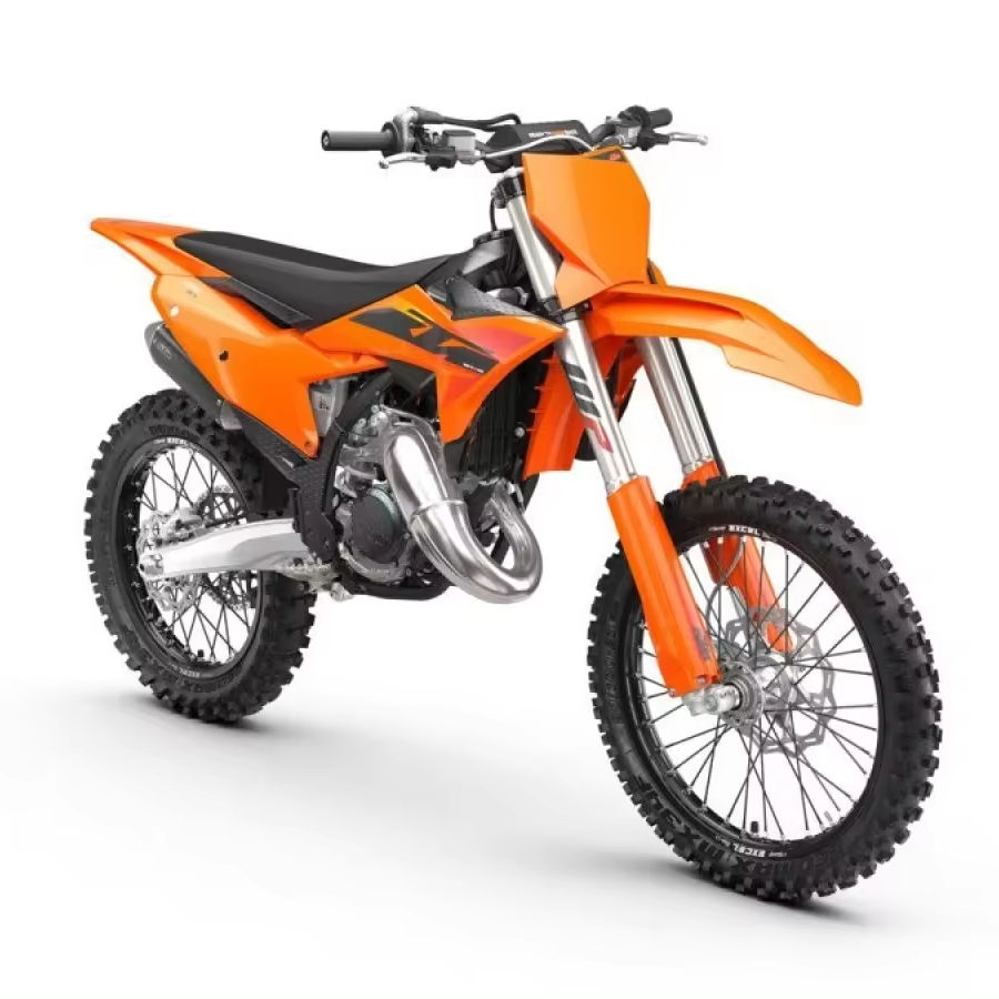 FULL-SCREAM AHEAD 2025 K T M 125 S X Kickstarter Motocross 6-speed Motorcycle