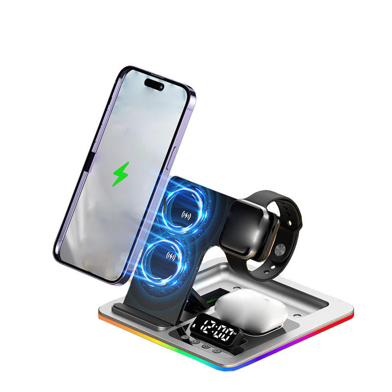 High Quality Wireless Charger Magnetic Wireless Charger Stand 3 In 1 Wireless Charger Foldable