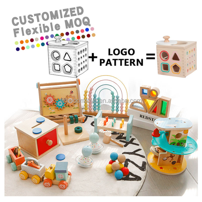 Wooden Baby Montessori Toys Sensory Juguetes Juegos Wooden Materials Educational Montessori Games Learning Toys for Kids
