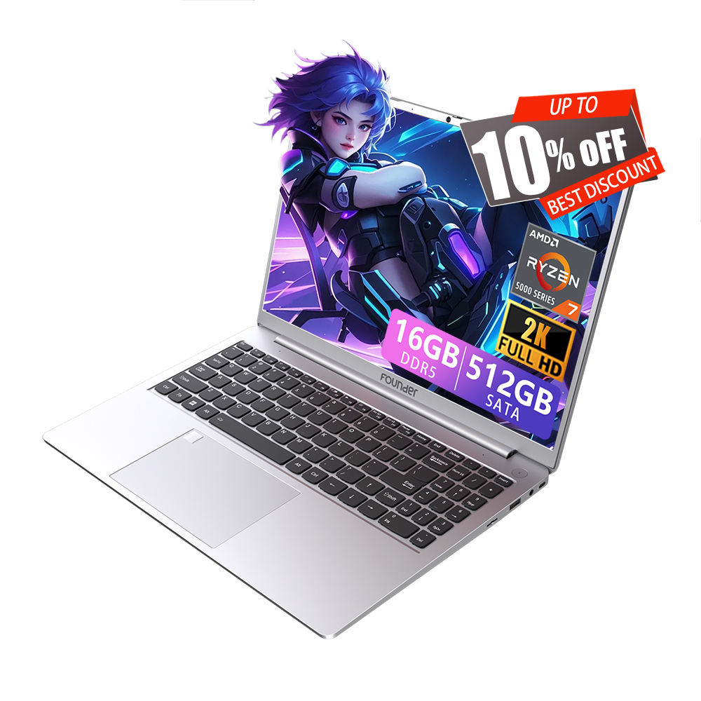 AI new laptop AMD R7 15.9inch 2K IPS 6000mAH Type C Win11 780M 16GB RAM 512GB 1TB SSD core i5 laptop ordinateur portable core i7