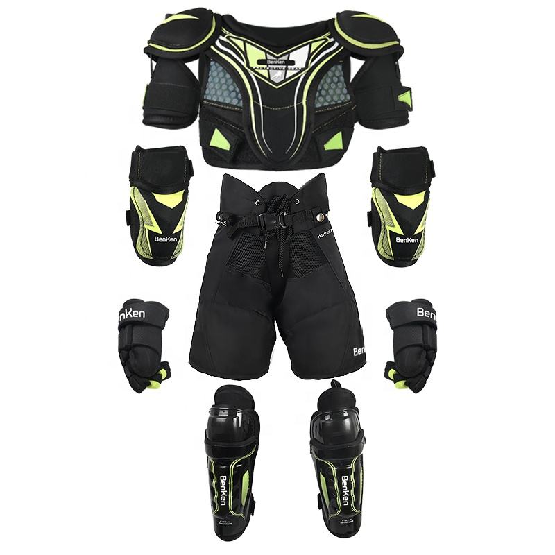 Benken Professional Style Kids & Youth Ice Hockey Gear Sports Equipment for Lacrosse & Ice Hockey