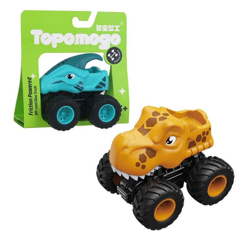 ABS high quality toys boys cartoon truck friction power dinosaur car other toys for kids