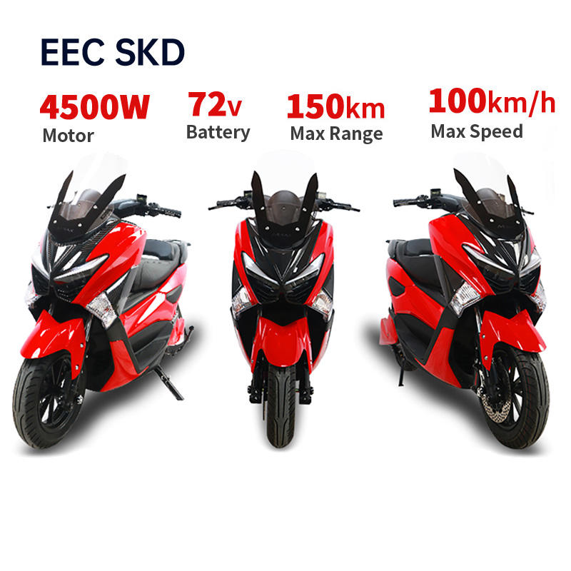 4500W 72V outdoor sport brushless motor powerful electric motorcycle and scooter