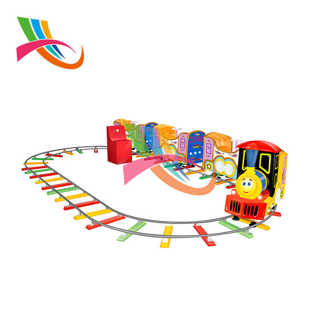 Colorful fun, high-quality high-end products, multiplayer children's mini train games for sale