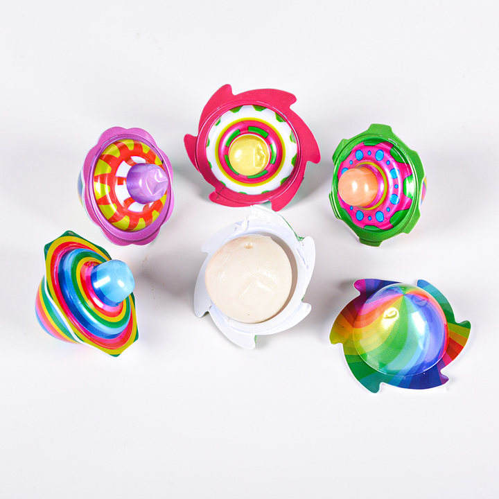 Top Set Factory Direct Sale Yummy High Quality Spinning Tops Toy Candy For Kids