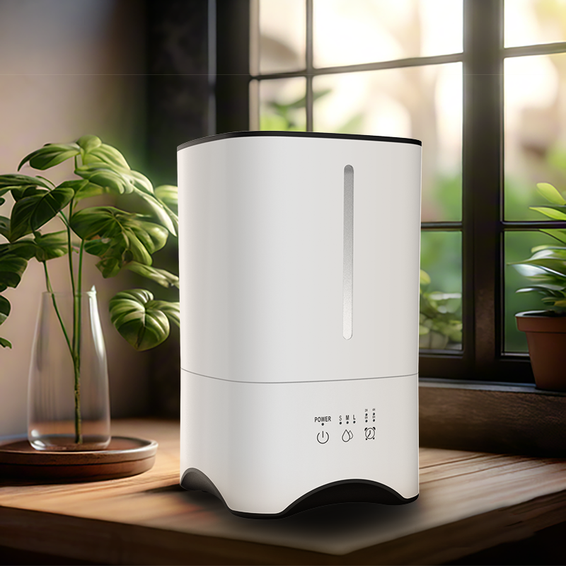 2 in 1 PP Essenital Oil Decorative Desktop Humidifier Whisper-Quiet Operation Sprayer Ultrasonic Electronic Humidifier