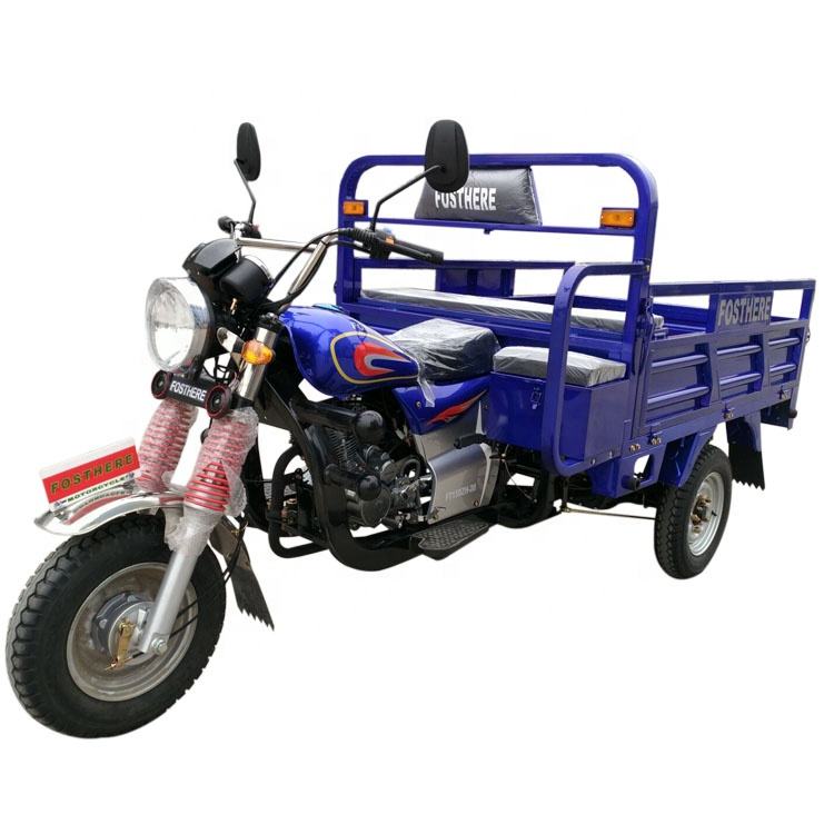 Petrol Disabled Three Wheel Motorcycle Tricycle Cargo Truck Motorcycle Three Wheel Adult