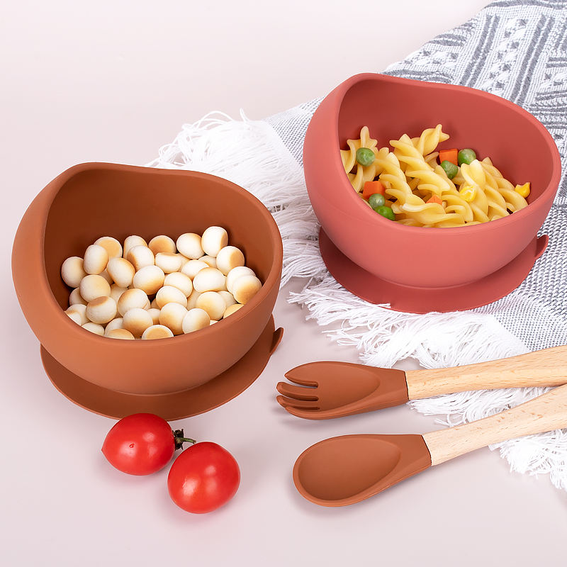Bpa Free OEM Soft Silicon Toddler Feed Plate Silicone Tableware Baby Products Bowl Kid Dining Eating