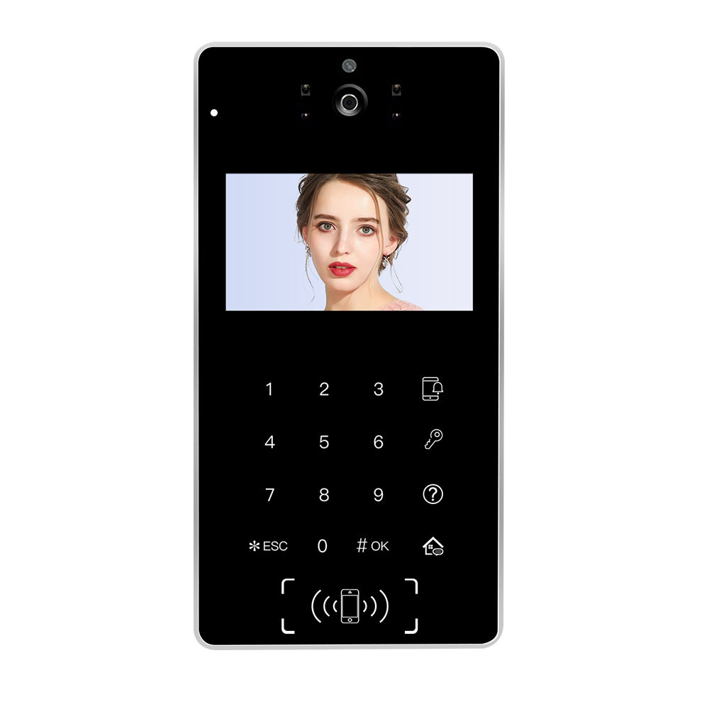 4.3 inch Cloud Access Control 200 W front camera Video Door Phone
