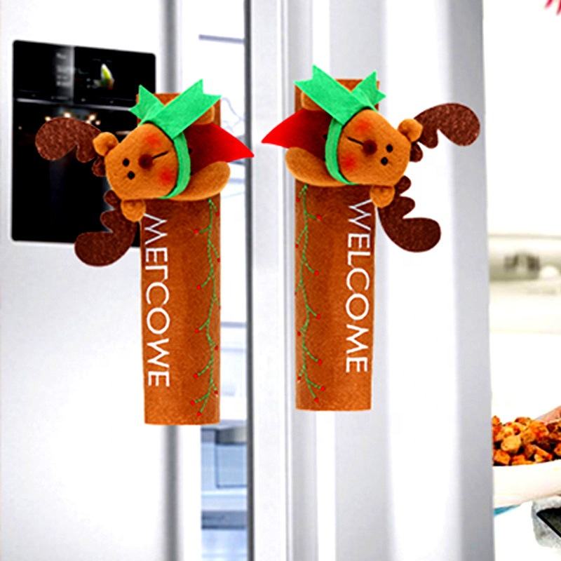 PAFU Christmas Kitchen Decor Christmas Home Decor Navidad Elf Refrigerator Bracelet Set