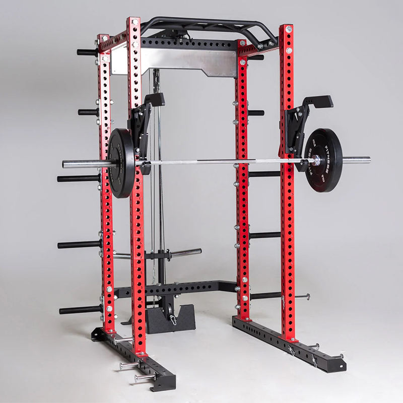 Rouser Fitness Omnidirectional Power Rack Builder Gym Equipment Multi Gym Functional Half rack flat-foot rack for home gym