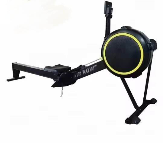 Hot selling gym equipment fitness commercial Wind resistance + magnetic control of high-end dual resistance rower