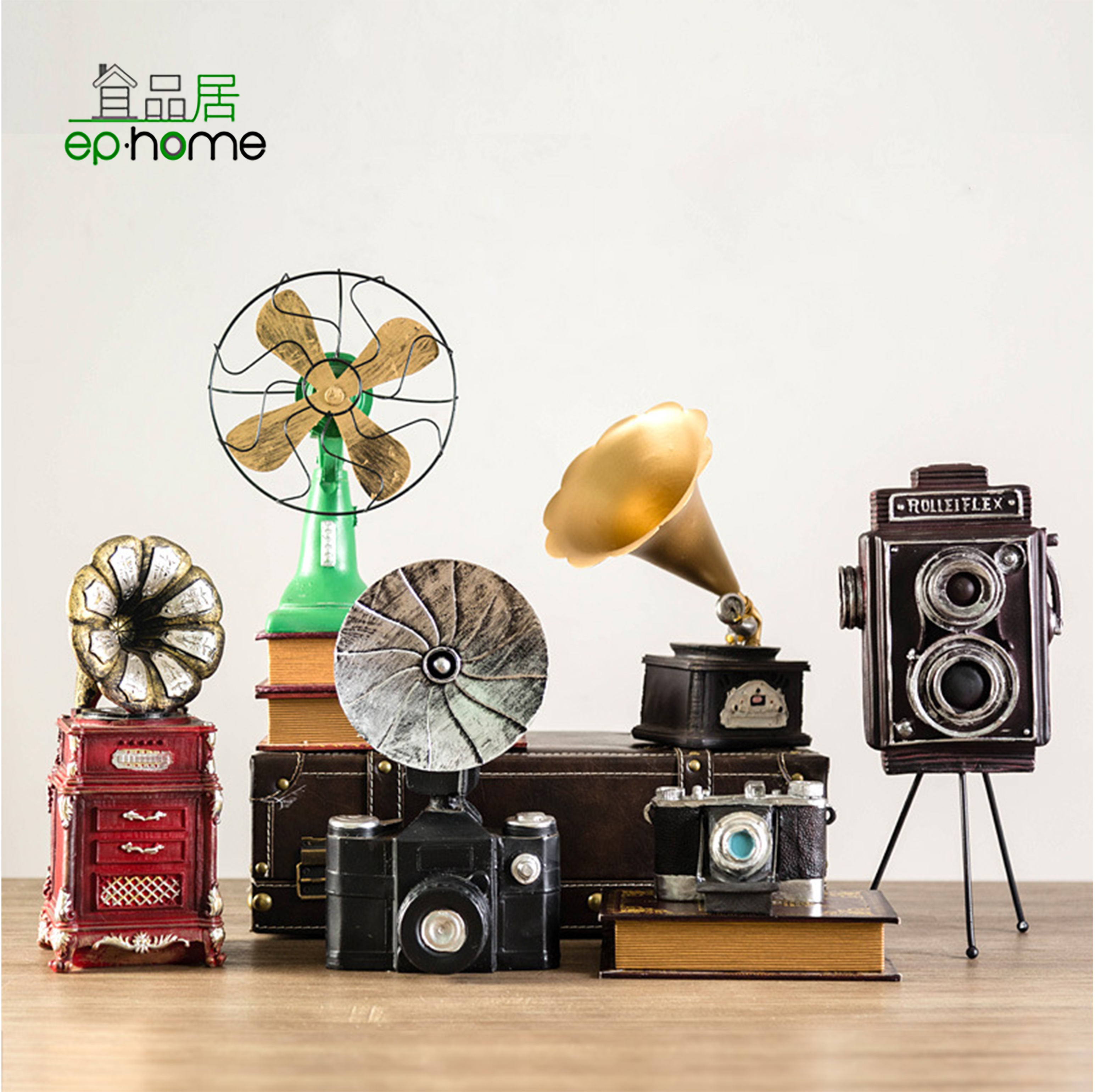 Antique Mini Home Appliance Decoration for Cafe Bar,Vintage Retro Resin Ornaments,Decor Accents or Kid's Toys gifts