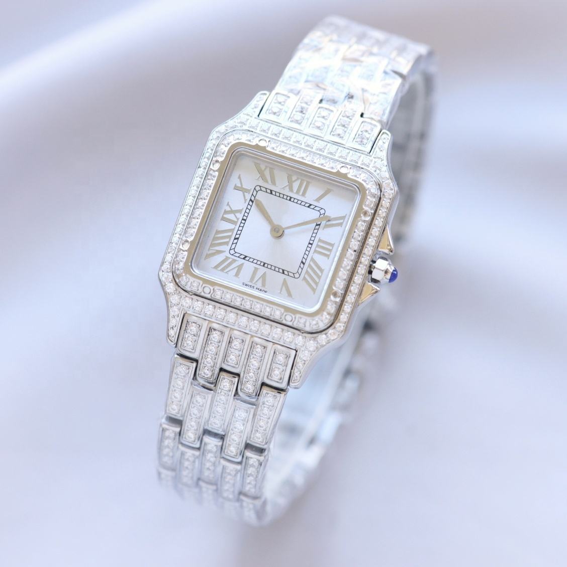 Light Jewelry Women Diamond Watch Starry Luxury Bracelet Set Watches Ladies Casual Leather Band Quartz Dropshipping