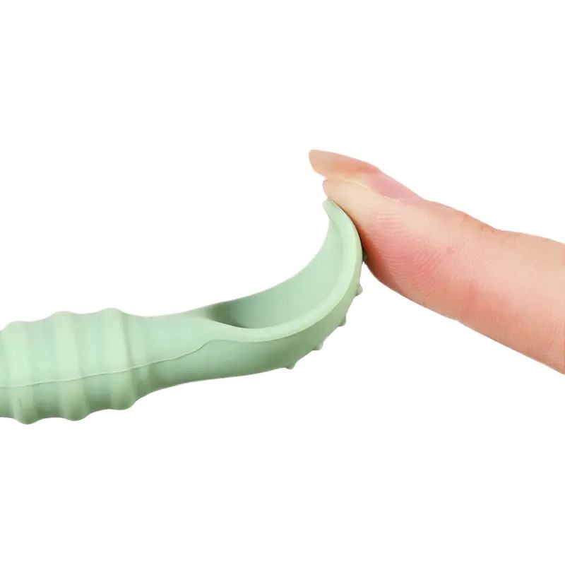 High Quality Baby Training Spoon Colorful Silicone Soft Infant Feeding Spoon mixing spoon Baby Products Feeding Bpa Free Eating