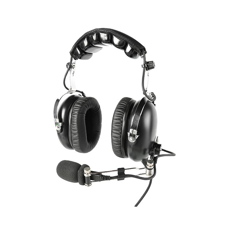 PNR passive noise cancelling Pilot Aviation Headset with Mic for General Aircraft