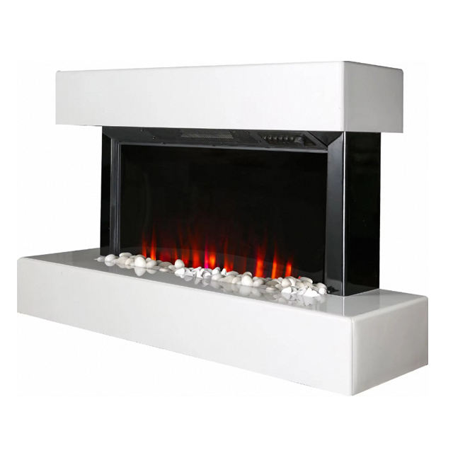 Manufacturer Modern Fireplace with Remote Control Side Glass Decorative Electric Fireplace Heater with Constant Temperature
