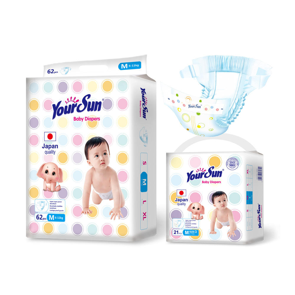 Japan style diaper hot selling baby products YourSun YokoSun Momi baby diaper
