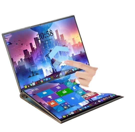 new ultrabook 16 inch Foldable Dual Touch screen Intel 12th I7 Aluminum laptops for Students and designers