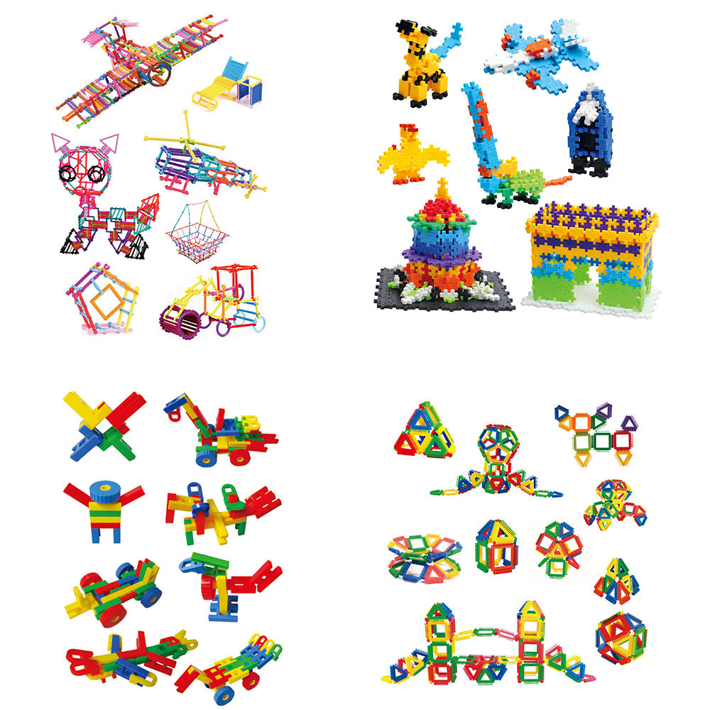 2023 Cheap Plastic Building Blocks Mini Finger Toy Children Puzzle Smart Stick Multiformity Toys