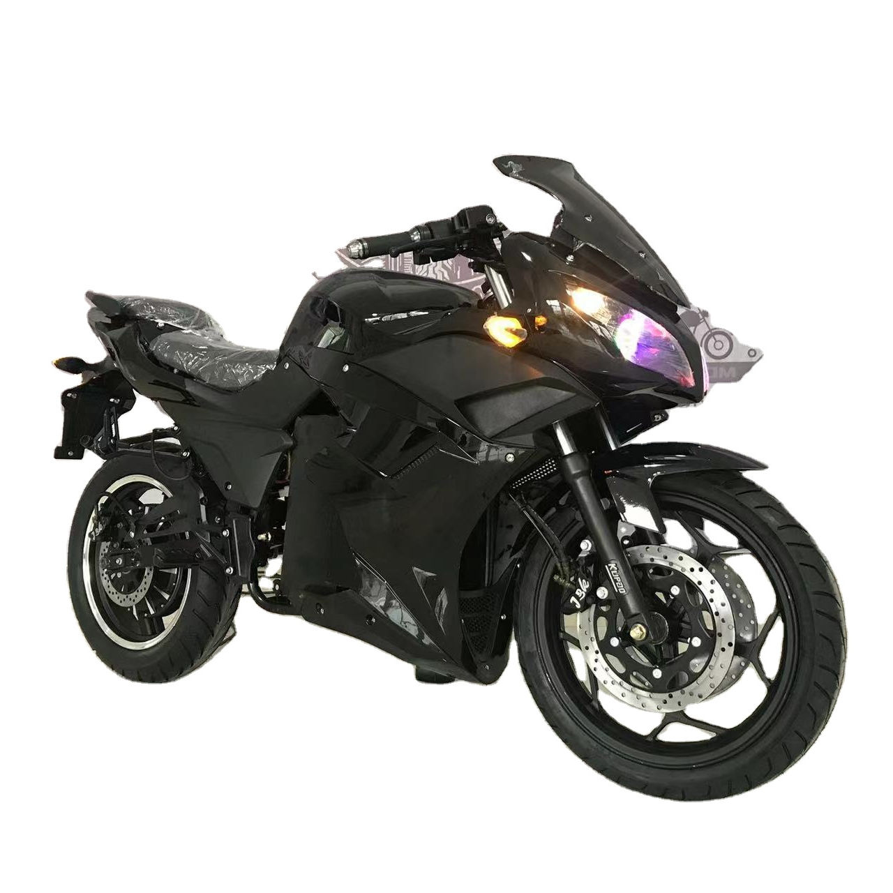 Cheap Racing Double Batteries 3000W 72V High Speed Electric Motorcycle For Adults