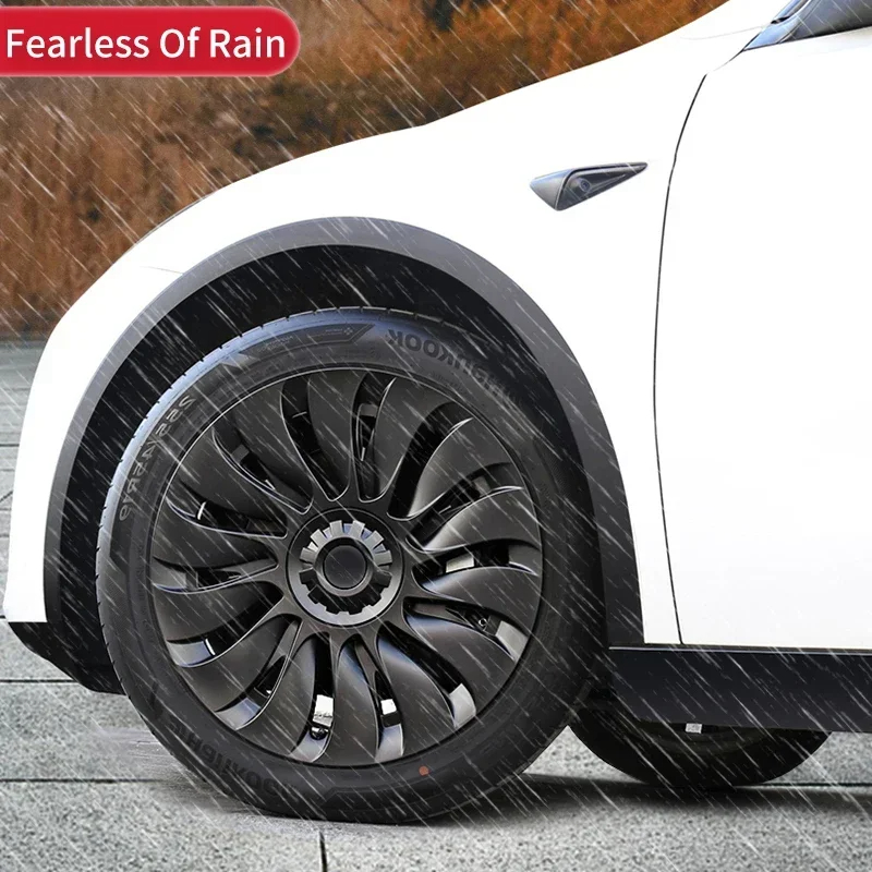 Hubcap Performance Automobile Hub Cap Full Rim Cover Accessories For Tesla Model Y 19 Inch Wheel Caps 2018-2024 