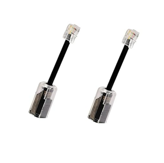 Telephone Accessory 360 Degree Rotating Landline Anti-tangle Phone Cable Corded Telephones 