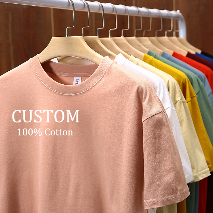 High Quality 100% Cotton 190gsm 19 Colors Men Women Unisex Customizable Blank Casual T Shirt Men&#39;s T-shirt T Shirts T-shirts 