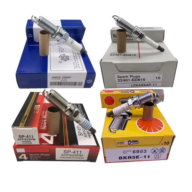Auto Bujias Spark Plug For Toyota Nissan Hyundai Honda Ford Iridium Spark Plug 18846-11070 22401-ed815 Sp411 Bkr5e-11 6953 Plugs 