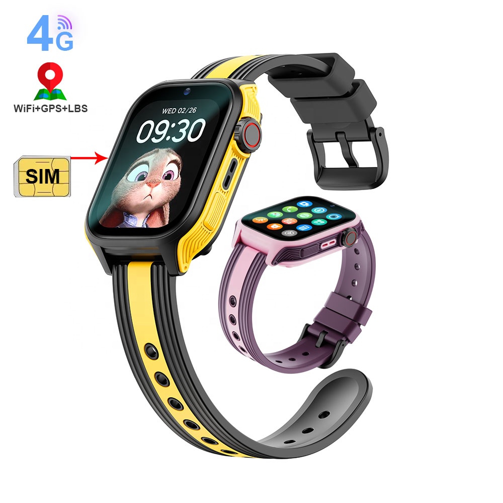 K36 Kids Waterproof Smart Watch With Real Time Tracking For Kids 4g 1.83&quot; Touch Screen Fashion Children Smartwatches 