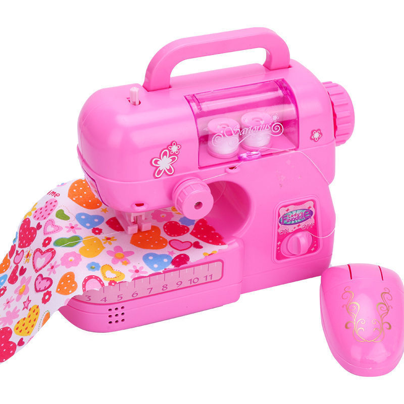 Syh115 Children Play House Set Mini Plastic Sewing Machine Toy Kids Sewing Machine Toy Sewing Toys For Kids 