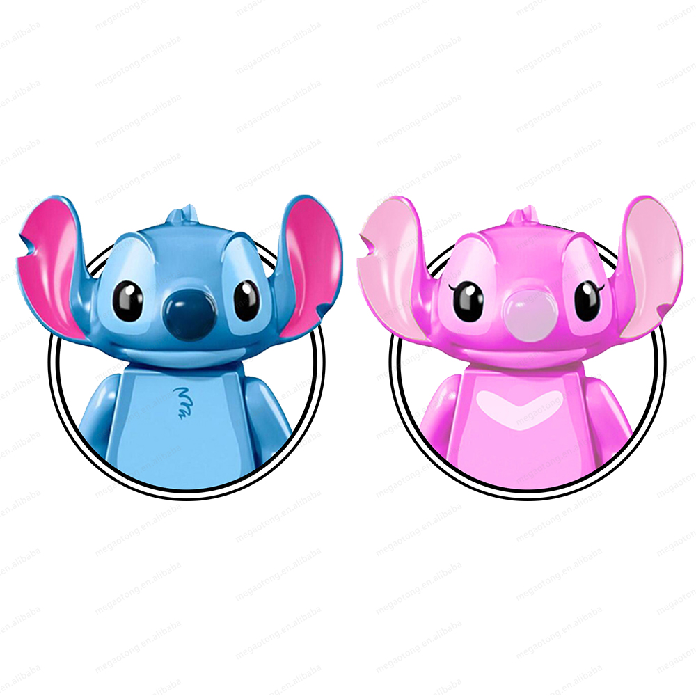 Wm236 Hot Stitch Anime Cartoon Gremlins Et Elliott Angie Gizmo Stay Puft Finn Stripe Mixed Mini Building Blocks Kids Toys Wm821 