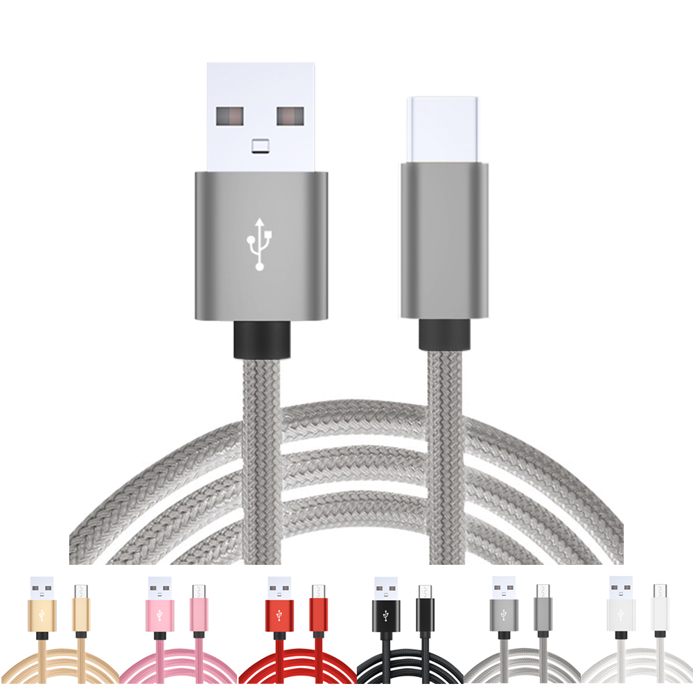 Wik-yd Wholesale Mobile Phone Accessories Type Nylon Fast Charging Cable Power Bank Mobile Charger 