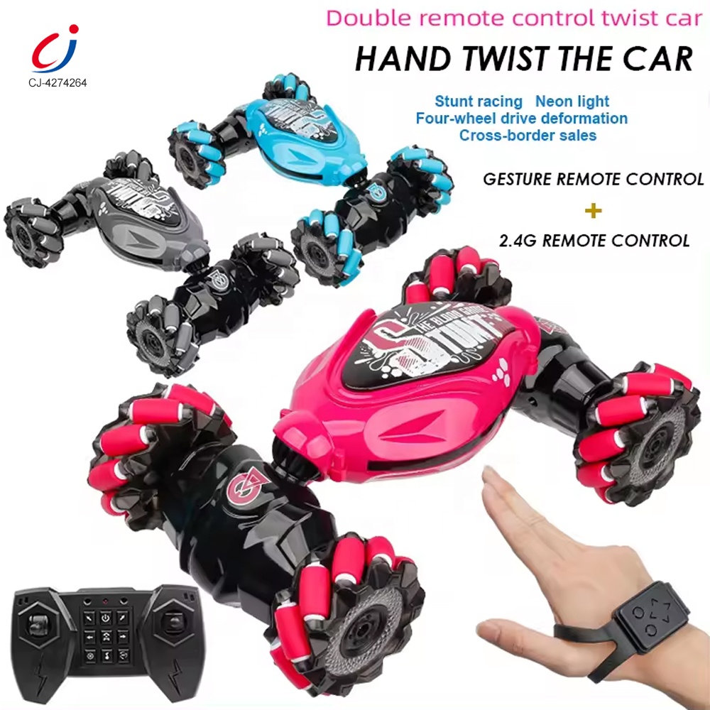 Chengji Cheap Hand Gesture 4wd 360 Degree Rotation Rechargeable Toy Cars For Kids With Remote Control 