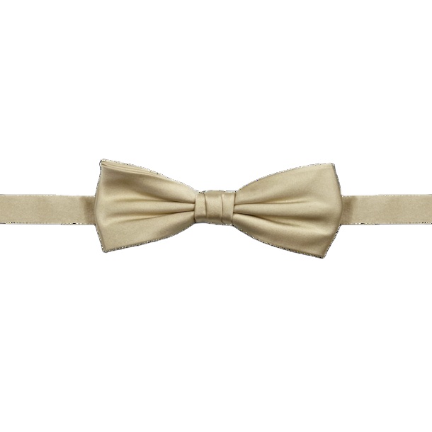 100% Made In Italy Bow Tie Silk Solid Cream Colour Timeless Customizable Menswear Accessory Gift Idea For Boyfriend 