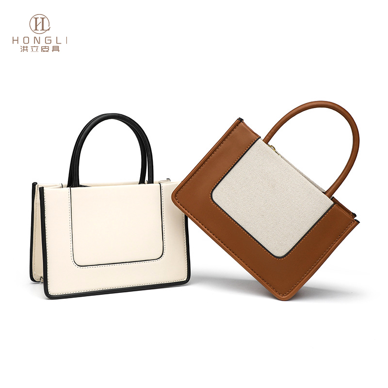 Manufacturer 2024 New Denim Canvas Handbag Women Shoulder Bag Custom Brand Crossbody Tote Bag 