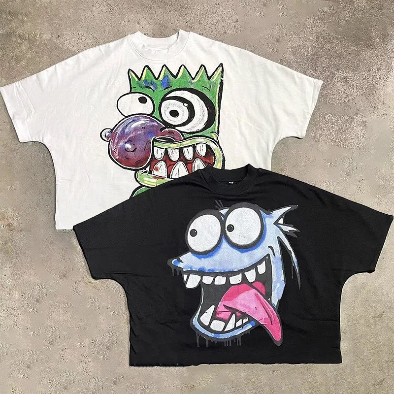 Blanks Oversized T-shirts Unisex Boxy T Shirt Hip Hop T-shirt Solid Heavyweight 100% Cotton 220 Gsm Streetwear T Shirt For Men 