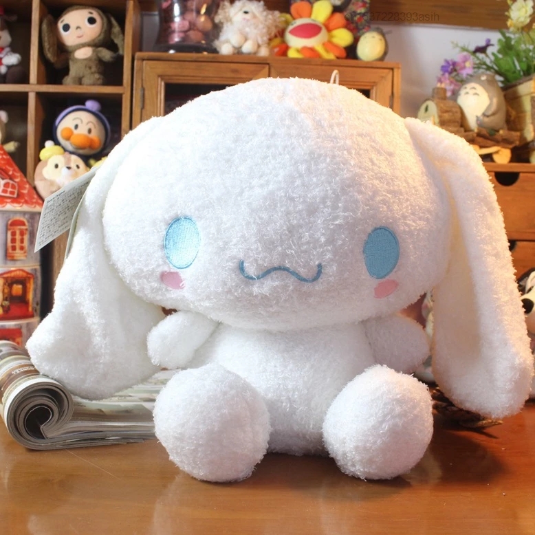 High Quality Cinnamoroll Soft Doll 30cm Kawaii Sanrio Series Cartoon Stuffed Animal Plush Toy 