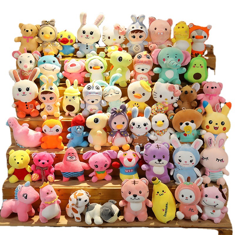 Bsci 2023 Kawaii Cheap Plush Claw Machine Toys Astm Pp Hot Sale Customized Cotton Wholesale Low Price Kids 50 Custom Unisex 