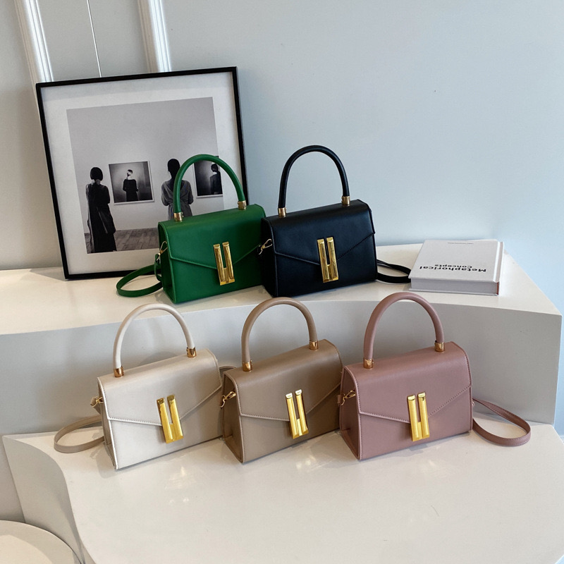 Evening Bags Fashion Candy Color Top-handle Handbags Casual Female Pu Leather Hand Bags Square Crossbody Bags For Ladies 