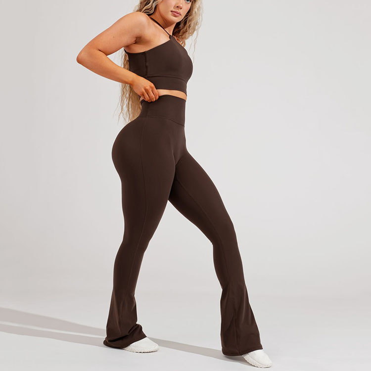 Factory Wholesale Custom Logo Breathable Sport Bra And Leggings Sets 