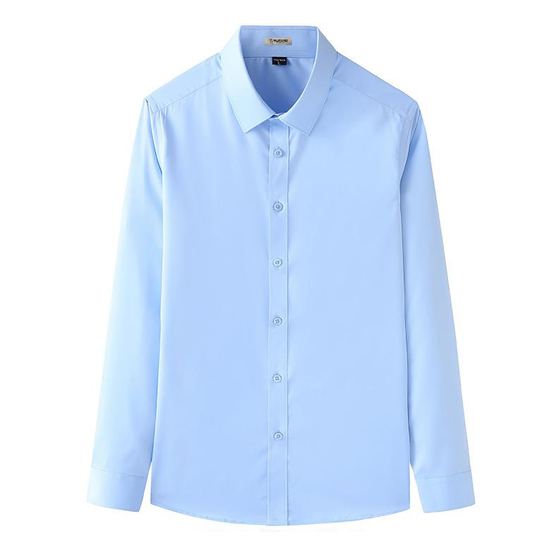 Men&#39;s Shirt Spring Cotton Menswear Long Sleeve Color Loose Casual Wholesale Solid Color 