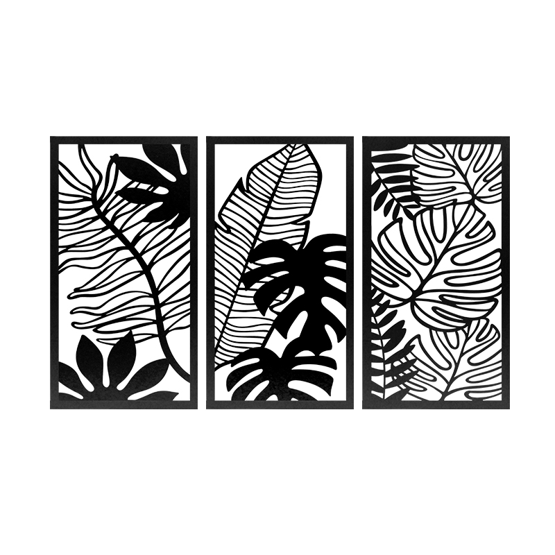 Customized Metal Wall Art Decoration Laser Cut Portrait For Home Wall Decor 