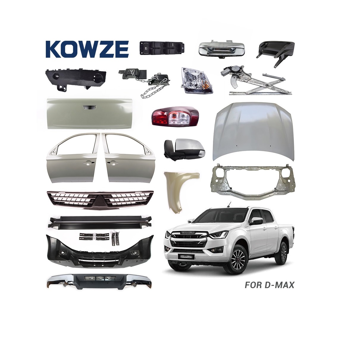 Aftermarket Spare Part For Isuzu D Max D-max 4x4 Automotive Parts Isuzu D Max Spare Parts 