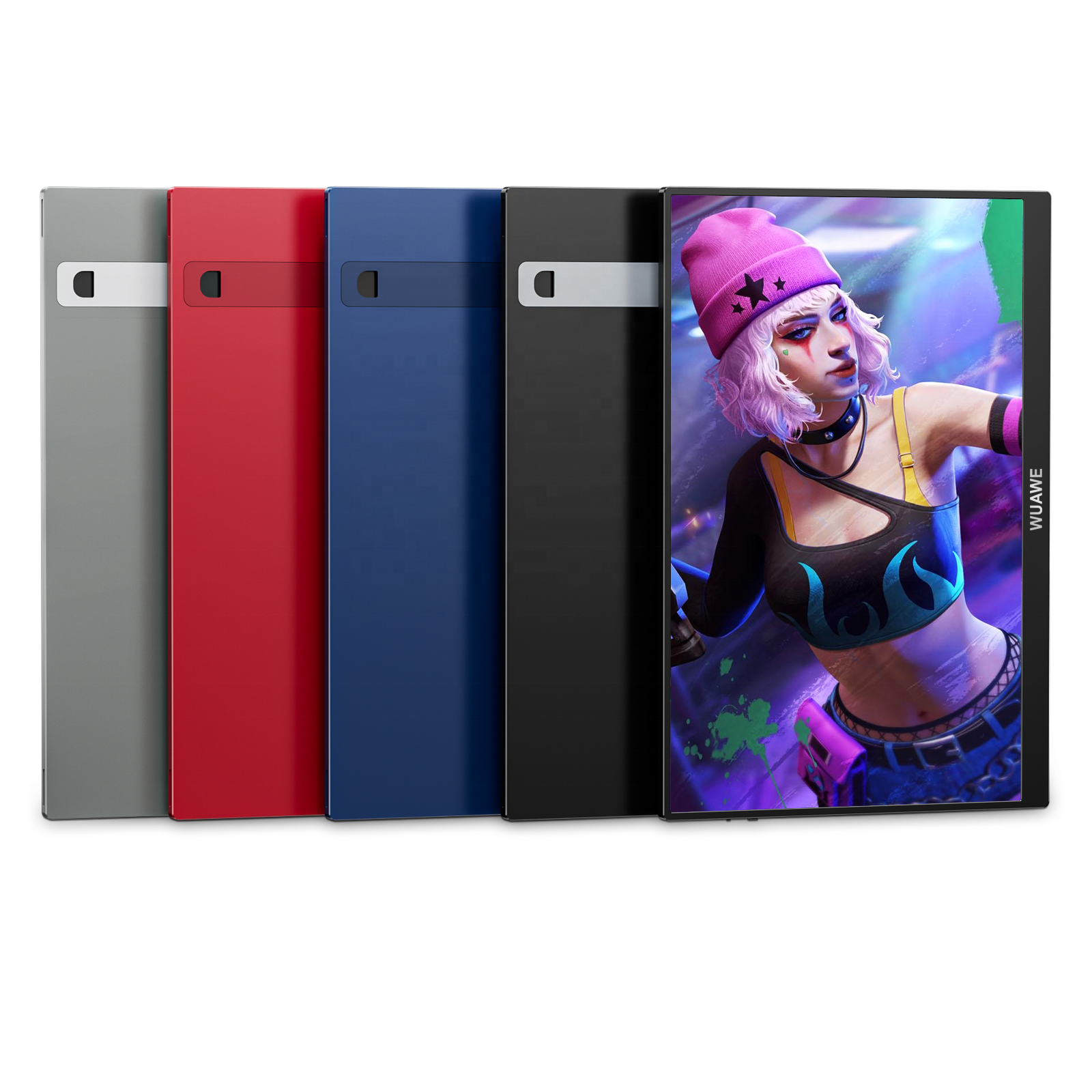 2024 New 120hz Gaming Portable Monitor For Laptop,16inch 1200p Pc Display Ips Lcd Fhd External Second Computer Screen For Phone 