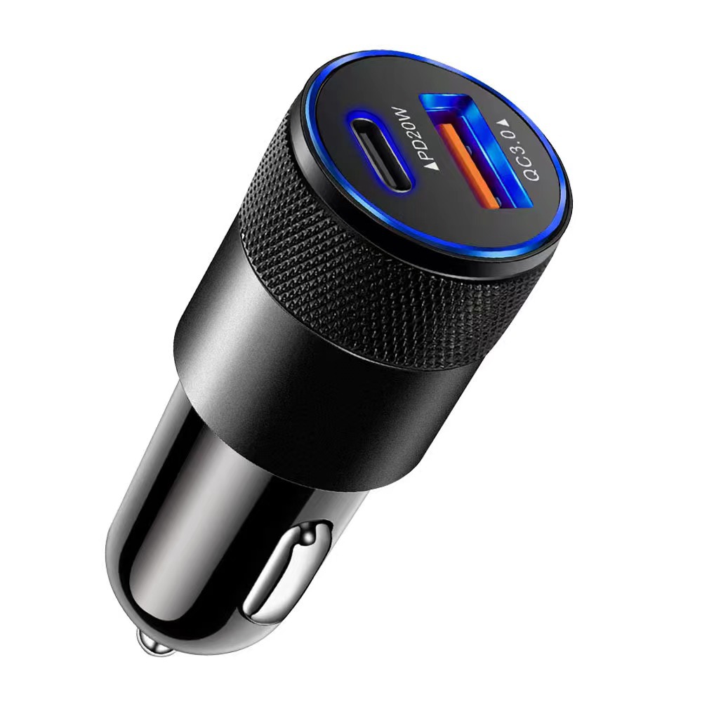 38w Usb Car Charger Fast Charging 15w 3.1a Type C Car Phone Charger Adapter For Iphone Mobile Phone Portable Fast Car Charger 