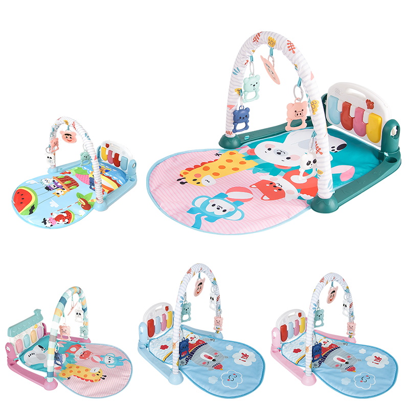 Factory Supply Soft Cotton Kids Baby Gym Activity Play Mats Non-toxic Children Piano Sleeping Mat For Baby Child 