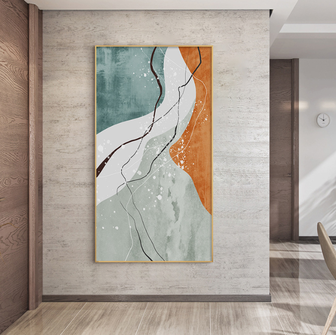 Bigimage Custom Size Wall Arts Texture Modern Paintings Minimalist Living Room Hanging Decoration Hotel Home Decor 
